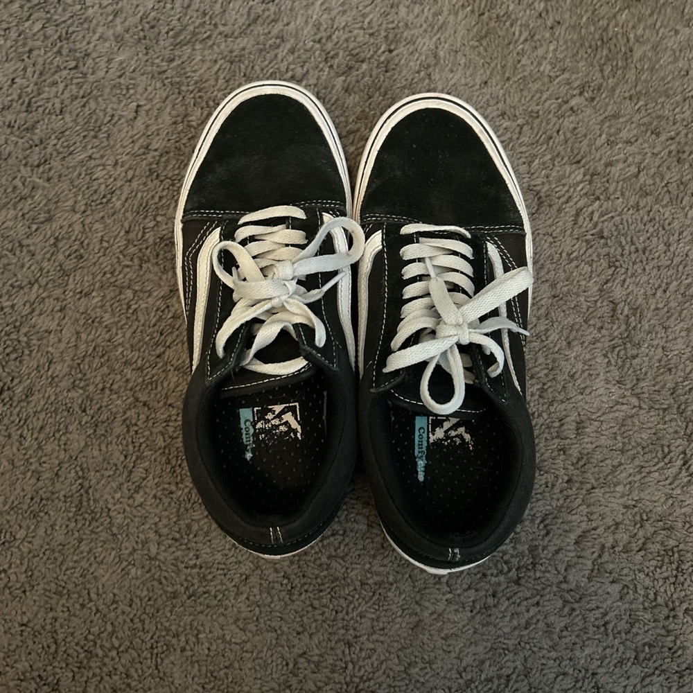 Vans Black and White Men's Shoes